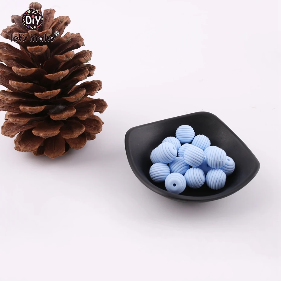 Let's Make 15mm Silicone Thread Beads 5PCS Food Grade Silicone Teether Chew Silicone Beads New Born Toy Silicone Baby Teether
Let's Make 15mm Silicone Thread Beads 5PCS Food Grade Silicone Teether Chew Silicone Beads New Born Toy Silicone Baby Teether