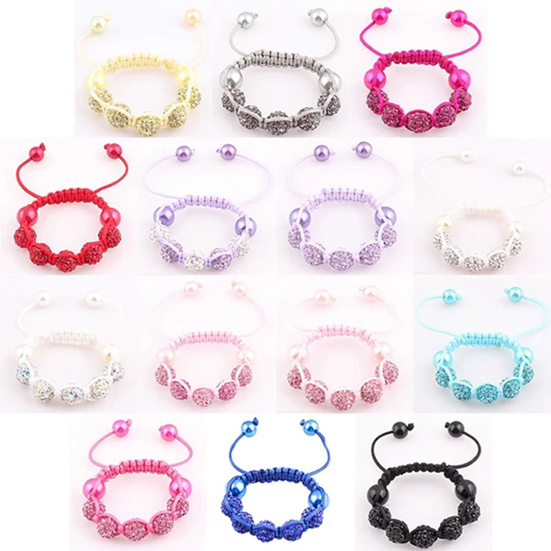 Baby Kids Bracelet Pave Crystal Disco Ball Candy Beads Friendship Children Bracelets Nice Gift For Children Kids
Baby Kids Bracelet Pave Crystal Disco Ball Candy Beads Friendship Children Bracelets Nice Gift For Children Kids