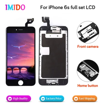 50Pcs Wholesale Full Set LCD Display For iPhone 6s LCD Display Home button+Front camera+3D Touch Screen Digitizer Assembly
50Pcs Wholesale Full Set LCD Display For iPhone 6s LCD Display Home button+Front camera+3D Touch Screen Digitizer Assembly