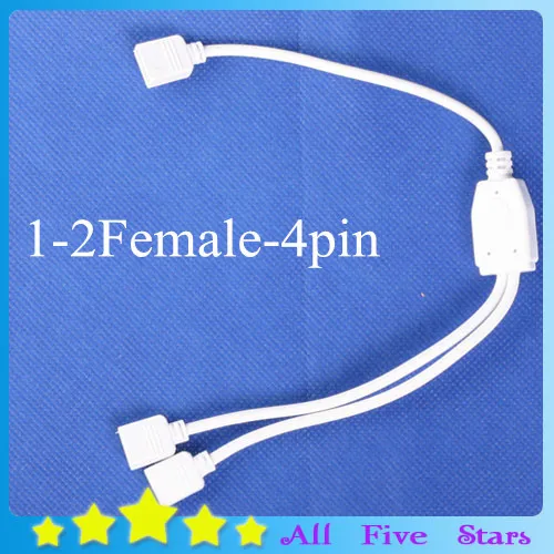 4Pin Connector for RGB Strip 1 to 2 Connection Wire with 4 Pin Female Connector for RGB LED Strip 3pcs/lot Free Shipping
4Pin Connector for RGB Strip 1 to 2 Connection Wire with 4 Pin Female Connector for RGB LED Strip 3pcs/lot Free Shipping