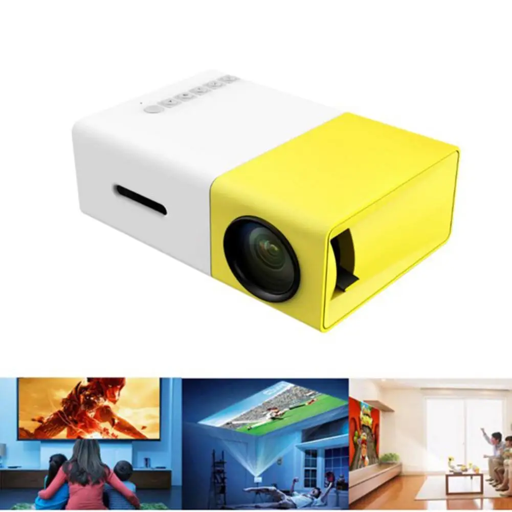 USB Mini Projector Home Media Player YG300 LED Projector 600 lumen 3.5mm Audio 320x240 Pixels YG-300 HDMI
USB Mini Projector Home Media Player YG300 LED Projector 600 lumen 3.5mm Audio 320x240 Pixels YG-300 HDMI