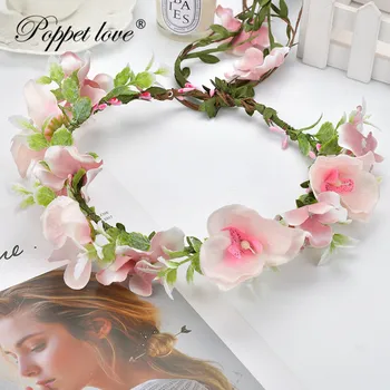 Hot New Pink Handmade Woman Girls Baby Shower Bridal Shower Primitive Rustic Wreath Rose Flower Crown Woodland Tiara
Hot New Pink Handmade Woman Girls Baby Shower Bridal Shower Primitive Rustic Wreath Rose Flower Crown Woodland Tiara