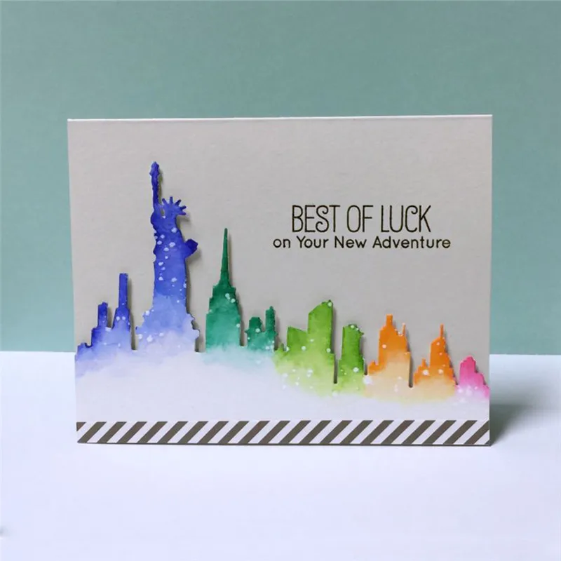 InLoveArts Cutting Dies New York Skyline Statue of Liberty Maker Metal Die for DIY Scrapbooking Album Decorative Die Template
InLoveArts Cutting Dies New York Skyline Statue of Liberty Maker Metal Die for DIY Scrapbooking Album Decorative Die Template