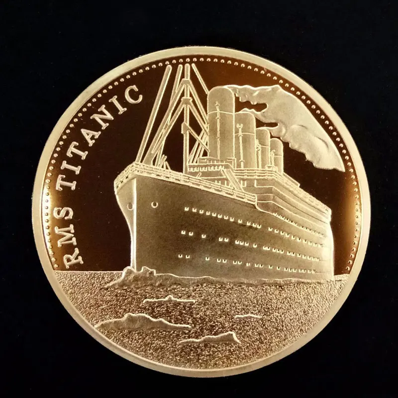 RAM Titanic Coins Gold Color Plated Virtual Non-urrency Commemorative Coins Collection Drop Shipping Support
RAM Titanic Coins Gold Color Plated Virtual Non-urrency Commemorative Coins Collection Drop Shipping Support