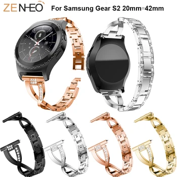 Classic 20mm Stainless Steel Band For Samsung Gear S2 watch 42mm smart Watch Strap Metal Wristband Bling Rhinestone Replacement
Classic 20mm Stainless Steel Band For Samsung Gear S2 watch 42mm smart Watch Strap Metal Wristband Bling Rhinestone Replacement