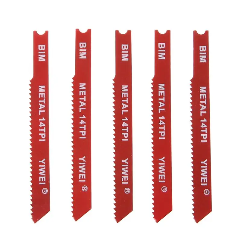 5pcs Durable U-shank BIM Bi-Metal 3'' 14 TPI Reciprocating Saw Blade Cutter For Metal Cutting
5pcs Durable U-shank BIM Bi-Metal 3'' 14 TPI Reciprocating Saw Blade Cutter For Metal Cutting