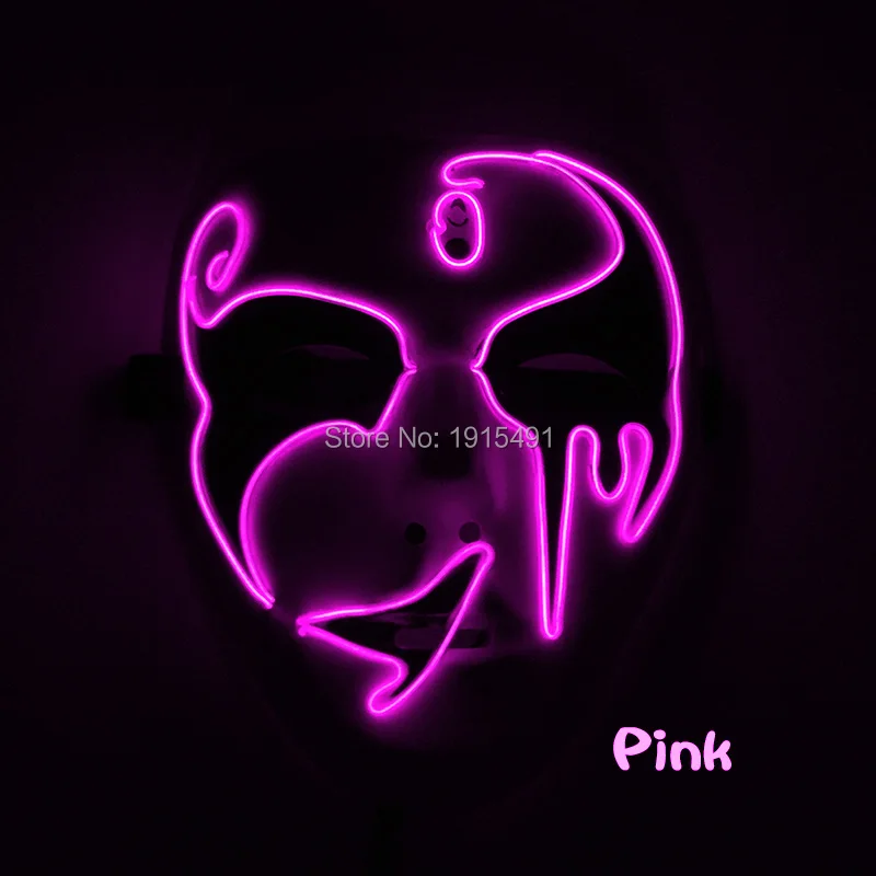 Stylish EL Rope Tube Characters Play Mask Event Party Supplies Led Neon Panic Twisted Mouth Mask as Holiday Lighting Stage Lamp
Stylish EL Rope Tube Characters Play Mask Event Party Supplies Led Neon Panic Twisted Mouth Mask as Holiday Lighting Stage Lamp