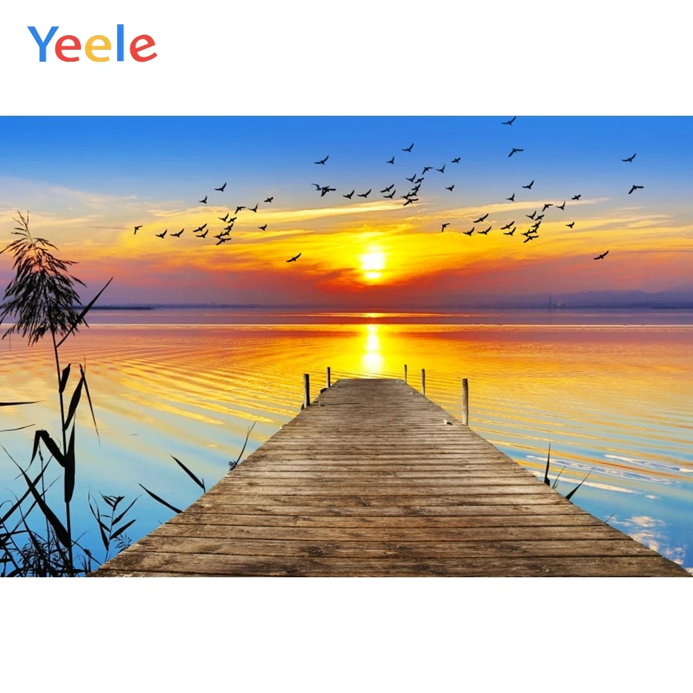 Yeele Sunset Clouds Sea Bridge Grass Summer Holiday Photography Backgrounds Customized Photographic Backdrops for Photo Studio
Yeele Sunset Clouds Sea Bridge Grass Summer Holiday Photography Backgrounds Customized Photographic Backdrops for Photo Studio
