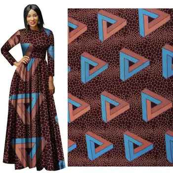 Ankara Nigerian Wave Printed Wax Fabric Polyester African Veritable Wax Print Fabric For Wedding Dress DIY Sewing Materials
Ankara Nigerian Wave Printed Wax Fabric Polyester African Veritable Wax Print Fabric For Wedding Dress DIY Sewing Materials
