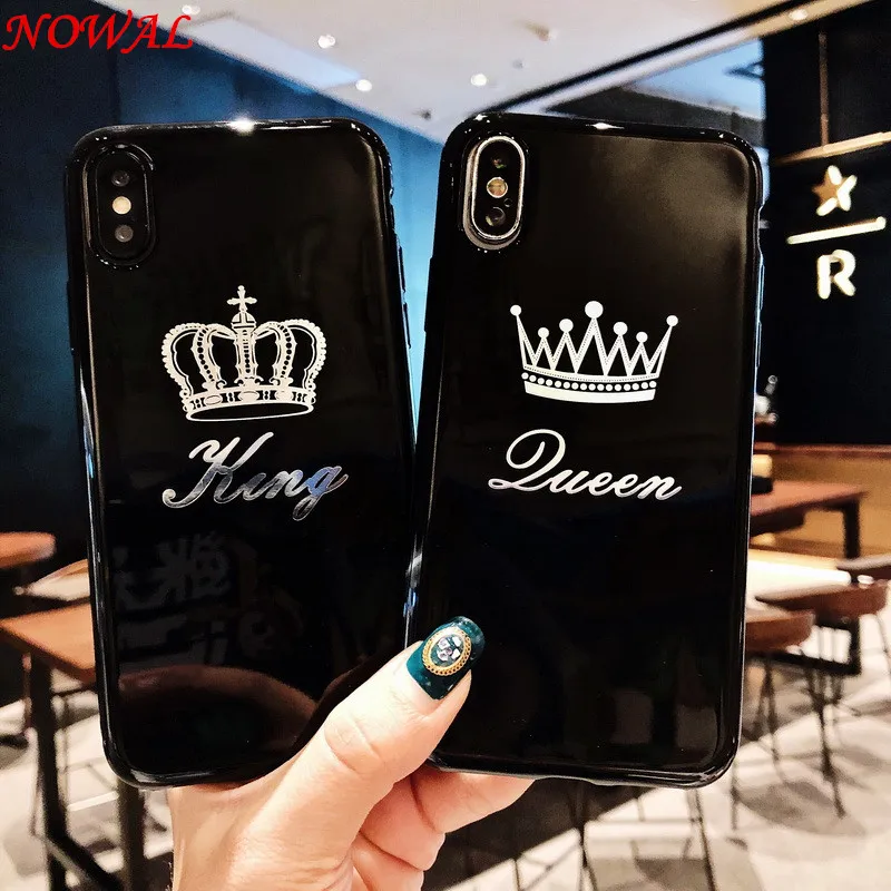 NOWAL Crown King Queen Phone Case For iPhone X XS Max XR Starry Planet Feather Soft Silicon TPU Cover For iPhone X 6 6S 7 8 Plus
NOWAL Crown King Queen Phone Case For iPhone X XS Max XR Starry Planet Feather Soft Silicon TPU Cover For iPhone X 6 6S 7 8 Plus