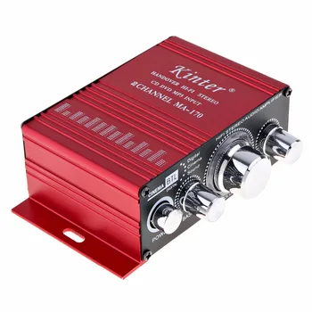 MA-170 12V 2CH HiFi Digital Audio Stereo Amplifier Booster Speaker Support DVD CD MP3 Input for Auto Motorcycle
MA-170 12V 2CH HiFi Digital Audio Stereo Amplifier Booster Speaker Support DVD CD MP3 Input for Auto Motorcycle