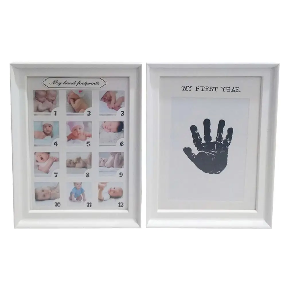 Baby Handprint Footprint Photo Frame Kit for Newborn Boys Girls Clean Touch Ink Pad
Baby Handprint Footprint Photo Frame Kit for Newborn Boys Girls Clean Touch Ink Pad
