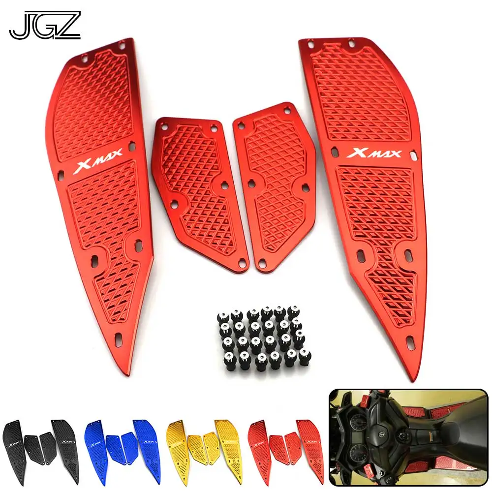 For Yamaha XMAX 300 Motorcycle Parts CNC Aluminum Foot Mats Pedals Footrest Step Pedal Plate Footpads for X-max 250 2017 2018
For Yamaha XMAX 300 Motorcycle Parts CNC Aluminum Foot Mats Pedals Footrest Step Pedal Plate Footpads for X-max 250 2017 2018