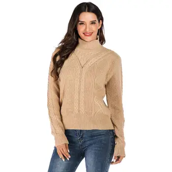 Wixra Autumn Winter Turtleneck Sweater Women Hollow Out Pullovers Knitted Basic Loose Sweaters Womens Solid Jumpers For Women
Wixra Autumn Winter Turtleneck Sweater Women Hollow Out Pullovers Knitted Basic Loose Sweaters Womens Solid Jumpers For Women