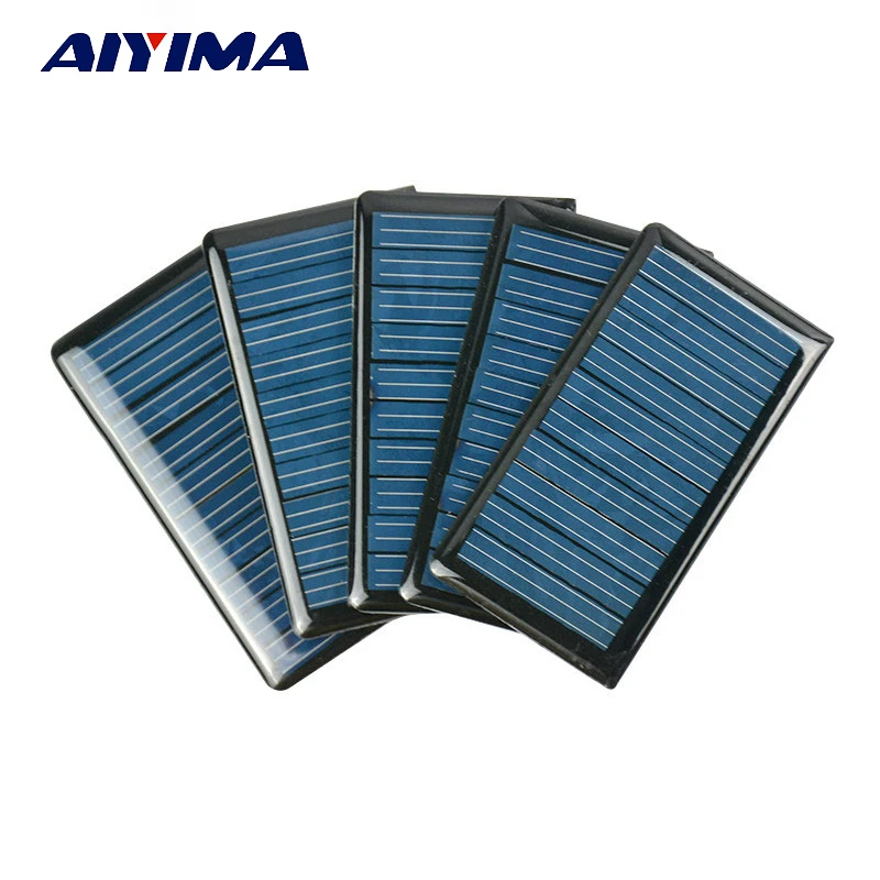 AIYIMA 10Pcs Solar Panels Solar Epoxy Plates Polycrystalline Spot 68x37MM 5V 60MA DIY Solar Battery Charger Painel Solars
AIYIMA 10Pcs Solar Panels Solar Epoxy Plates Polycrystalline Spot 68x37MM 5V 60MA DIY Solar Battery Charger Painel Solars