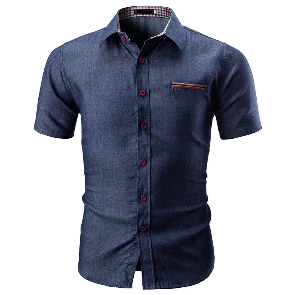 summer shirt men short sleeve 2019 slim fit Casual Shirts Blouse camisa masculina high quality d90629
summer shirt men short sleeve 2019 slim fit Casual Shirts Blouse camisa masculina high quality d90629