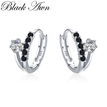 Black Awn Classic 3.5g 925 Sterling Silver Square Black Spinel Trendy Engagement Hoop Earrings for Women Fine Jewelry II109
Black Awn Classic 3.5g 925 Sterling Silver Square Black Spinel Trendy Engagement Hoop Earrings for Women Fine Jewelry II109