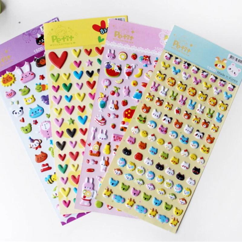 For Children Gifts Cartoon Animal Bubble Sticker Toys Lovely Waterproof Adhesive Sticker DIY Decorate Diary Notebook Laptop Toys
For Children Gifts Cartoon Animal Bubble Sticker Toys Lovely Waterproof Adhesive Sticker DIY Decorate Diary Notebook Laptop Toys