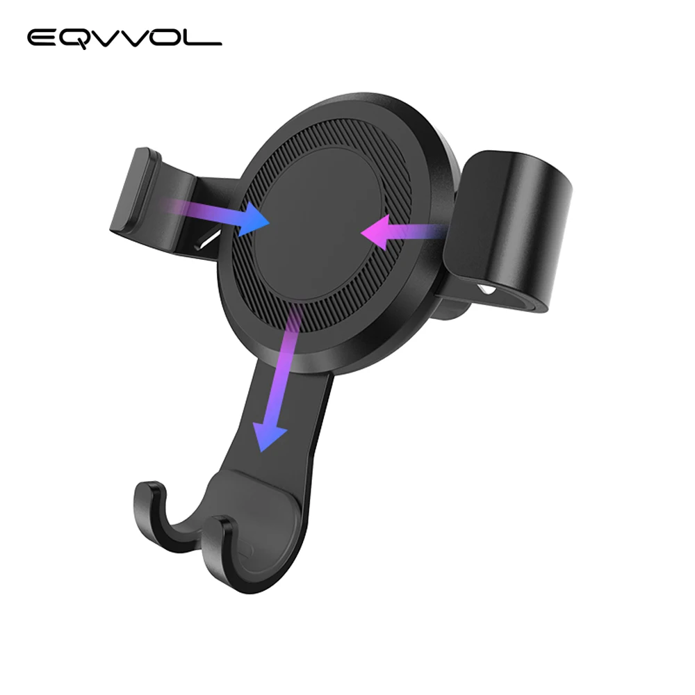 Eqvvol Car Phone Holder For iPhone Gravity Universal Air Vent in Car Holder 360 Degree Rotate Phone Stand Holder For Samsung S9
Eqvvol Car Phone Holder For iPhone Gravity Universal Air Vent in Car Holder 360 Degree Rotate Phone Stand Holder For Samsung S9