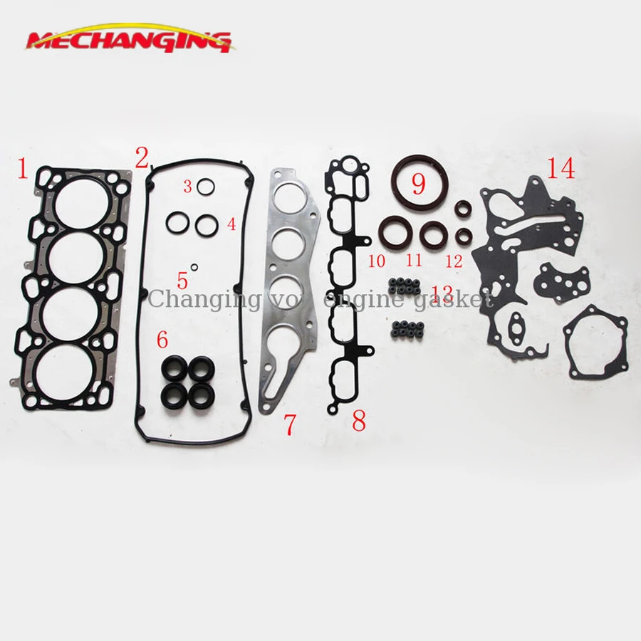 4G69 FOR MITSUBISHI OUTLANDER OR GRANDIS OR GALANT Saloon Engine Rebuilding Kits Full Set Engine Gasket MD979394 50253400
4G69 FOR MITSUBISHI OUTLANDER OR GRANDIS OR GALANT Saloon Engine Rebuilding Kits Full Set Engine Gasket MD979394 50253400