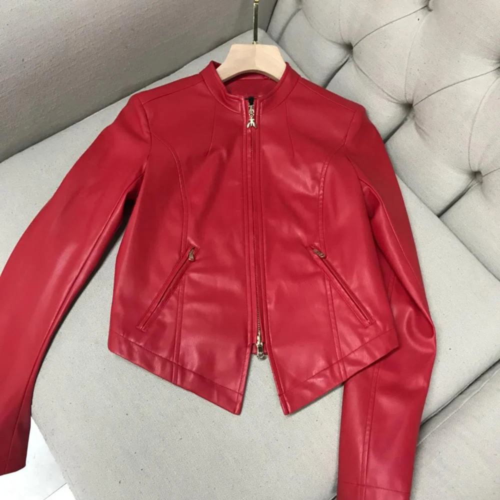 2019 new ladies high quality fashion long sleeve stand collar jacket 0710
2019 new ladies high quality fashion long sleeve stand collar jacket 0710
