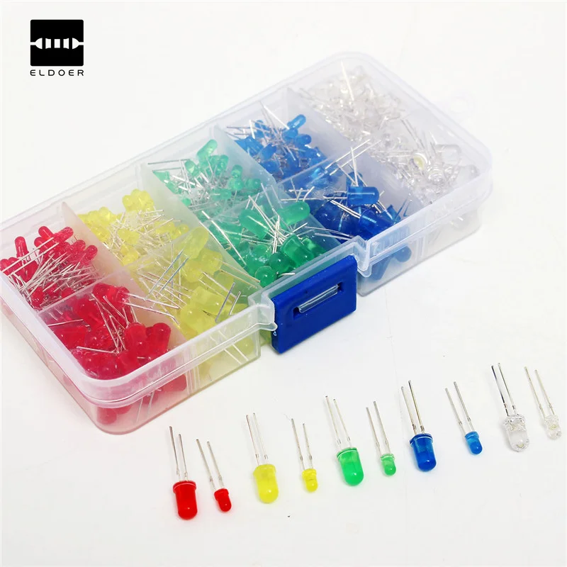 375pcs 3/5/mm Ultra Bright Water Clear LED Bulb All Colours Light Emitting Diode Red Blue Yellow Green White
375pcs 3/5/mm Ultra Bright Water Clear LED Bulb All Colours Light Emitting Diode Red Blue Yellow Green White