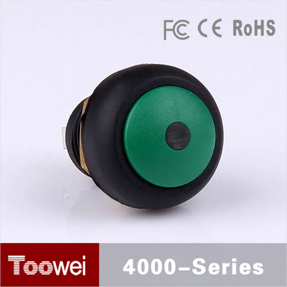 12mm Domed Head Momentary and Latching Normal Open with 12V DOT Led Electric Care Pushbutton Switch
12mm Domed Head Momentary and Latching Normal Open with 12V DOT Led Electric Care Pushbutton Switch