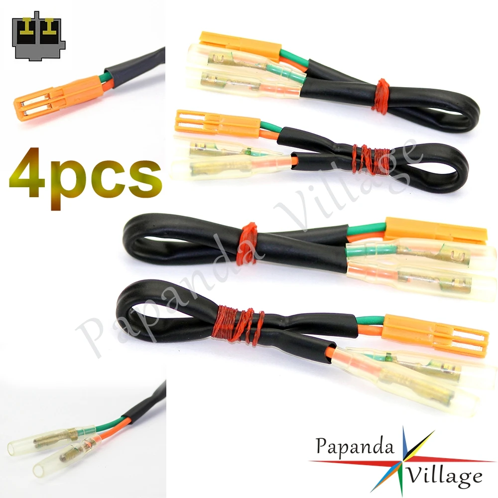 4 PCS Motorcycle Turn Signal Adapter Plugs OEM Indicator Wire Connector For Honda CBR VFR VTR 600RR 1000RR 250R 300 500R CB1000
4 PCS Motorcycle Turn Signal Adapter Plugs OEM Indicator Wire Connector For Honda CBR VFR VTR 600RR 1000RR 250R 300 500R CB1000