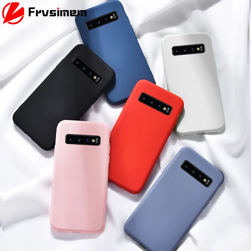 Liquid Silicone TPU Soft Cover Case For Samsung Galaxy S8 S9 Note 8 9 Cases S10 S10e S10 Plus 5G Version Shockproof Coque Fundas
Liquid Silicone TPU Soft Cover Case For Samsung Galaxy S8 S9 Note 8 9 Cases S10 S10e S10 Plus 5G Version Shockproof Coque Fundas