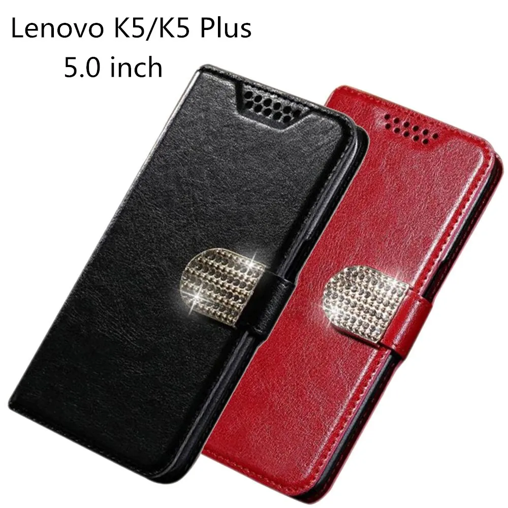 Чехол для Lenovo K5 A6020 роскошная Обложка на заднюю панель из искусственной кожи