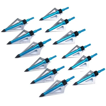 12pcs 100GR Archery Arrowhead Broadheads for Hunting Arrow Target Hunting 3-Blades (2Pk)
12pcs 100GR Archery Arrowhead Broadheads for Hunting Arrow Target Hunting 3-Blades (2Pk)