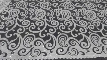 White Color African Swiss Voile Lace High Quality Nigerian Wedding Lace Fabrics/ 5 Yards With Sequins of Dry lace with Sequins
White Color African Swiss Voile Lace High Quality Nigerian Wedding Lace Fabrics/ 5 Yards With Sequins of Dry lace with Sequins