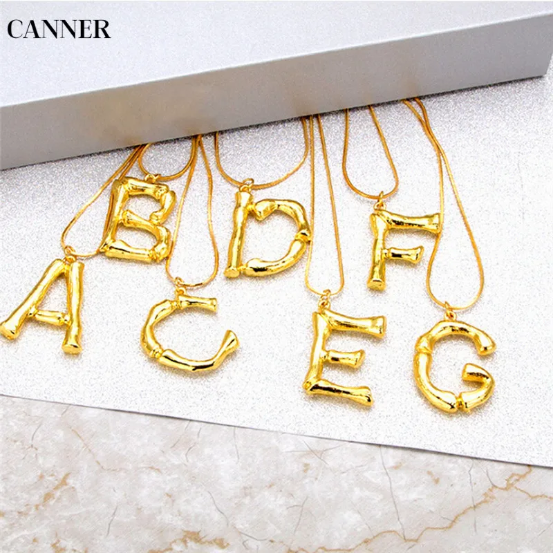 Canner Women A-Z Initial Letters Necklace Gold Silver Color Chain Letter Pendant Necklace For Women Girl Jewelry Gift
Canner Women A-Z Initial Letters Necklace Gold Silver Color Chain Letter Pendant Necklace For Women Girl Jewelry Gift