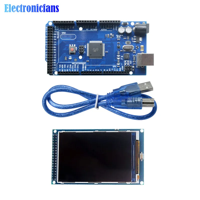 3.5 inch 3.5'' TFT LCD Screen Module 3.3V/5V ILI9486/ILI9488 Ultra HD 320X480 for arduino MEGA2560 MEGA 2560 R3 Board USB Cable
3.5 inch 3.5'' TFT LCD Screen Module 3.3V/5V ILI9486/ILI9488 Ultra HD 320X480 for arduino MEGA2560 MEGA 2560 R3 Board USB Cable