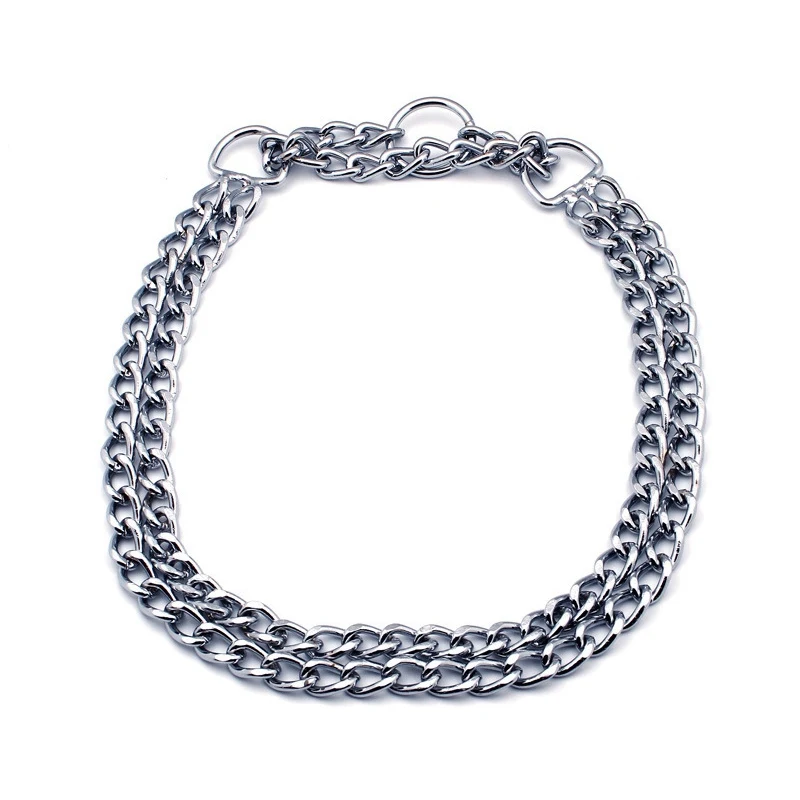 Metal Dog Collar Training Choke Chain Adjustable Walking Collar for Large Dog Safety Control Choke Chains Necklace Pet Products
Metal Dog Collar Training Choke Chain Adjustable Walking Collar for Large Dog Safety Control Choke Chains Necklace Pet Products