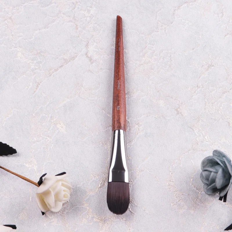 Professional Wood Handle Straight Synthetic Fiber Medium Flat Pointed Tip Concealer Brush Small Foundation Brush Makeup Tool
Professional Wood Handle Straight Synthetic Fiber Medium Flat Pointed Tip Concealer Brush Small Foundation Brush Makeup Tool