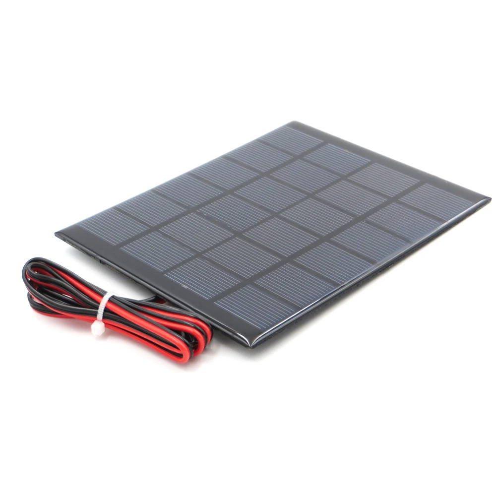 1pc x 6V 2Watt with 100cm extend wire Solar Panel Polycrystalline Silicon DIY Battery Charger Small Mini Solar Cell cable toy
1pc x 6V 2Watt with 100cm extend wire Solar Panel Polycrystalline Silicon DIY Battery Charger Small Mini Solar Cell cable toy