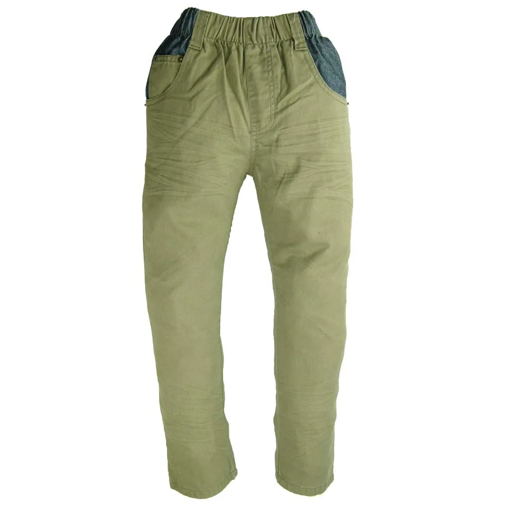 High quality Children Army Green trousers line embroidery Casual Boys Copper Button Denim waist outdoor kid hiking Pants MH9271
High quality Children Army Green trousers line embroidery Casual Boys Copper Button Denim waist outdoor kid hiking Pants MH9271