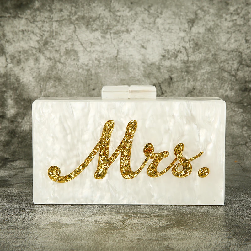 Customized Letter Name Mrs Personal Acrylic Box Clutches Women Small Handbag Tote Lady Casual Shoulder Bag Beach Bolsa Feminina
Customized Letter Name Mrs Personal Acrylic Box Clutches Women Small Handbag Tote Lady Casual Shoulder Bag Beach Bolsa Feminina