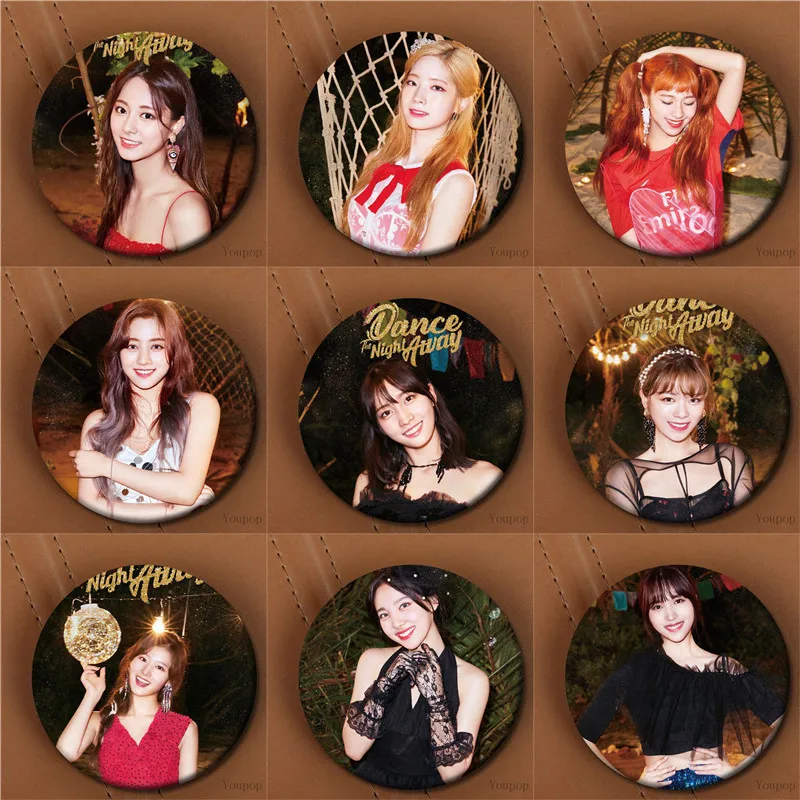 Youpop KPOP TWICE Album Summer Nights Dance The Night Away MINA NAYEON TZUYU SANA Badge Pins Brooches For Clothes Hat Backpack
Youpop KPOP TWICE Album Summer Nights Dance The Night Away MINA NAYEON TZUYU SANA Badge Pins Brooches For Clothes Hat Backpack