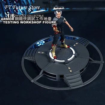 1/6 12'' Action Figure Scene Accessories Iron Man Tony Armored Debugging Platform Remote Control Luminous Breathing Light Model
1/6 12'' Action Figure Scene Accessories Iron Man Tony Armored Debugging Platform Remote Control Luminous Breathing Light Model