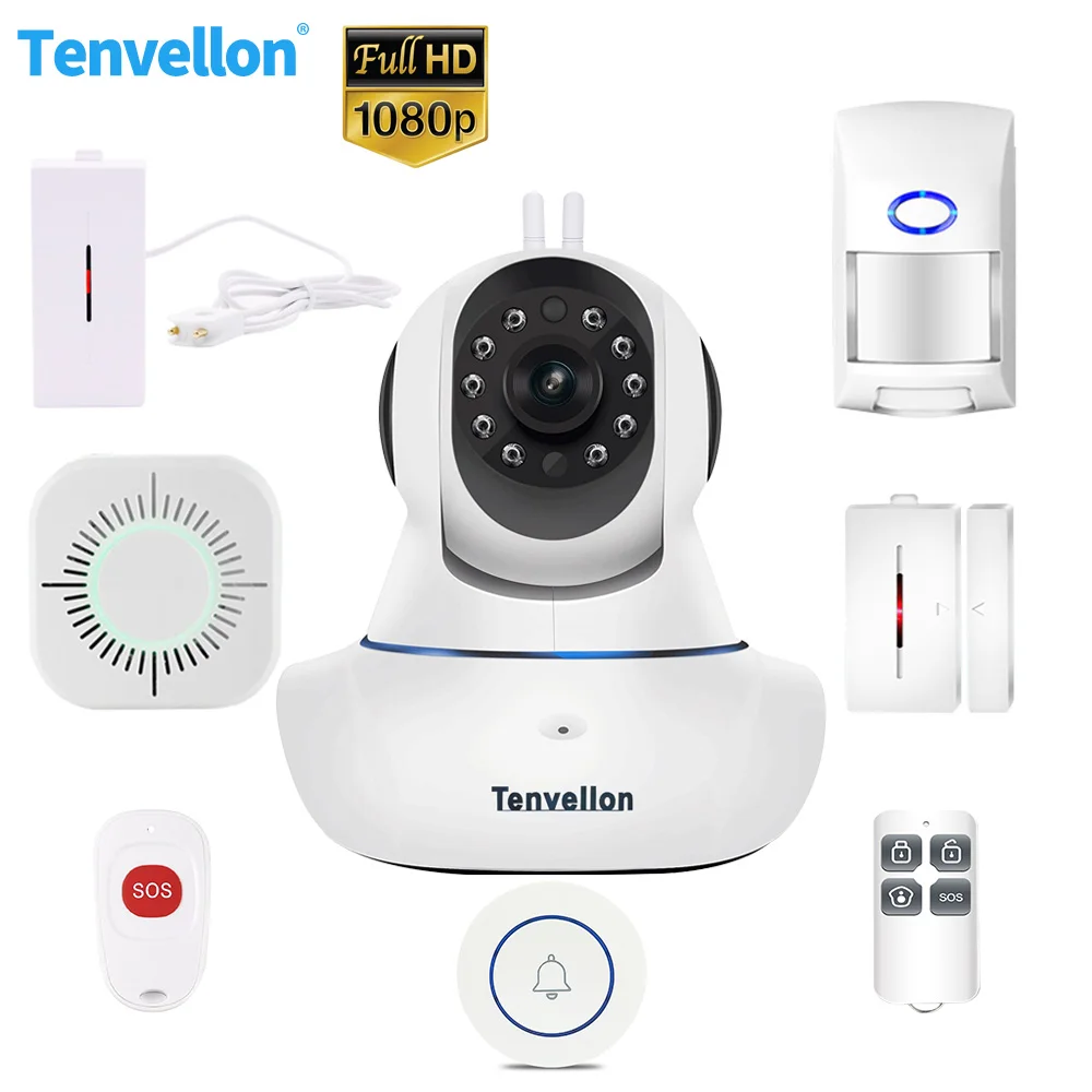 Alarm Systems Security Home Aalarm System 1080P WIFI IP Camera Wireless 433 MHZ Sensor Alarm Yoosee alarma wifi casa Infrared
Alarm Systems Security Home Aalarm System 1080P WIFI IP Camera Wireless 433 MHZ Sensor Alarm Yoosee alarma wifi casa Infrared