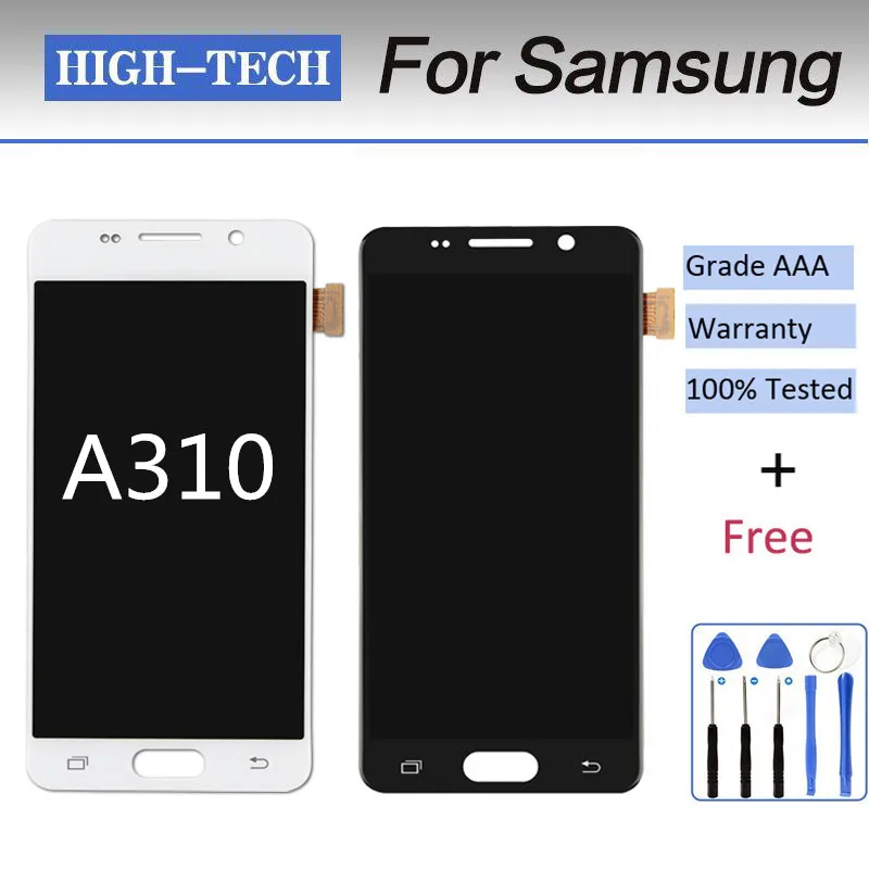 For Samsung Galaxy A3 2016 A310 A310F A310H A310M LCD Tested Display Digitizer Touch Screen Assembly with Brightness Control LCD
For Samsung Galaxy A3 2016 A310 A310F A310H A310M LCD Tested Display Digitizer Touch Screen Assembly with Brightness Control LCD