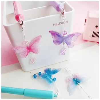 36 pcs/lot Butterfly Pendant Gel Pen Cute 0.5 mm Black Ink Signature pen office School writing Supplies Stationery gift
36 pcs/lot Butterfly Pendant Gel Pen Cute 0.5 mm Black Ink Signature pen office School writing Supplies Stationery gift