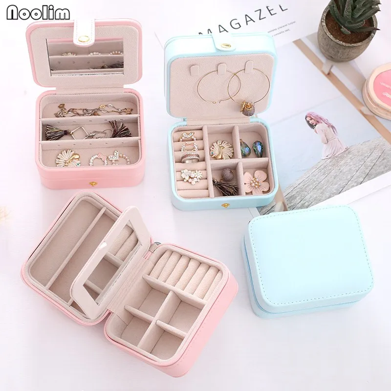 NOOLIM PU Leather Jewelry Casket Jewelery Accessories Jewelry Packaging Storage Case Ring Earrings Necklace Travel Storage Box
NOOLIM PU Leather Jewelry Casket Jewelery Accessories Jewelry Packaging Storage Case Ring Earrings Necklace Travel Storage Box
