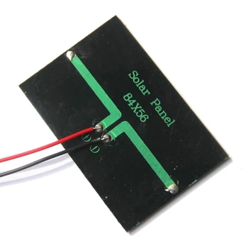 BUHESHUI 0.6W 5V Solar Cell+Wire/Cable Solar Panel Charger For LED Light Epoxy Polycrystalline Study 84*56MM 10PCS Free Shipping
BUHESHUI 0.6W 5V Solar Cell+Wire/Cable Solar Panel Charger For LED Light Epoxy Polycrystalline Study 84*56MM 10PCS Free Shipping