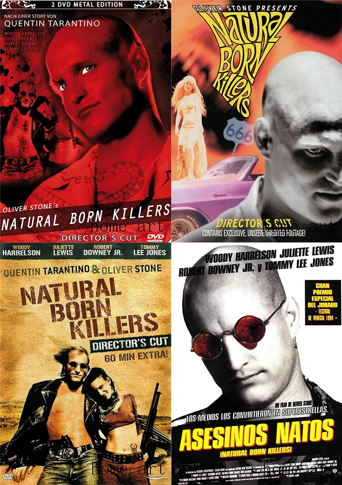 Natural Born Killers Poster Clear Image Wall Stickers Home Decoration High Quality Prints White Coated Paper home art Brand
Natural Born Killers Poster Clear Image Wall Stickers Home Decoration High Quality Prints White Coated Paper home art Brand