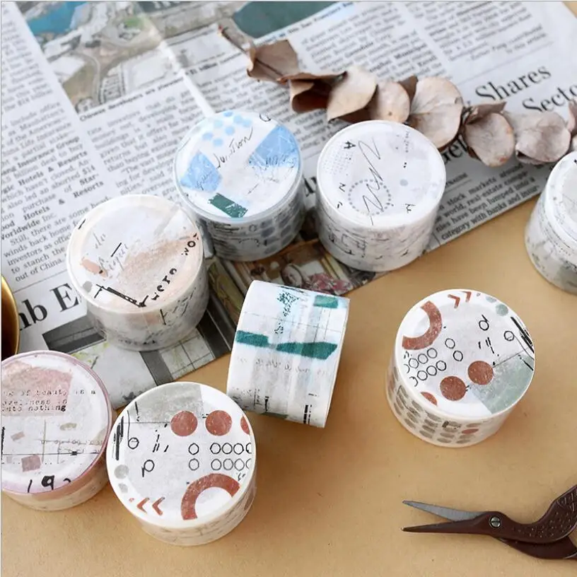 Creative 30mm Wide Retro Collage Washi Tape Adhesive Tape DIY Planner Diary Scrapbooking Sticker Label Masking Tape
Creative 30mm Wide Retro Collage Washi Tape Adhesive Tape DIY Planner Diary Scrapbooking Sticker Label Masking Tape