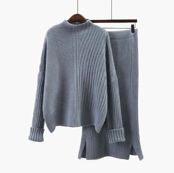 round collar new temperament geometry ladies knit suit skirt loose two-piece free shipping
round collar new temperament geometry ladies knit suit skirt loose two-piece free shipping