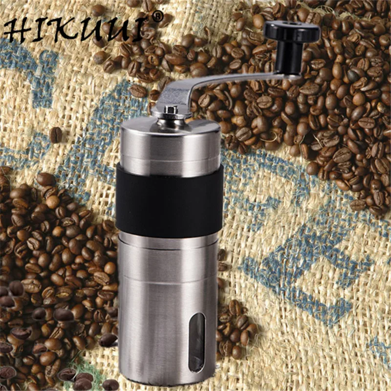 HIKUUI Coffee Grinder Manual Washable Ceramic Core Stainless Steel Handle Food Bean Nuts Kitchen tools 30g | Дом и сад